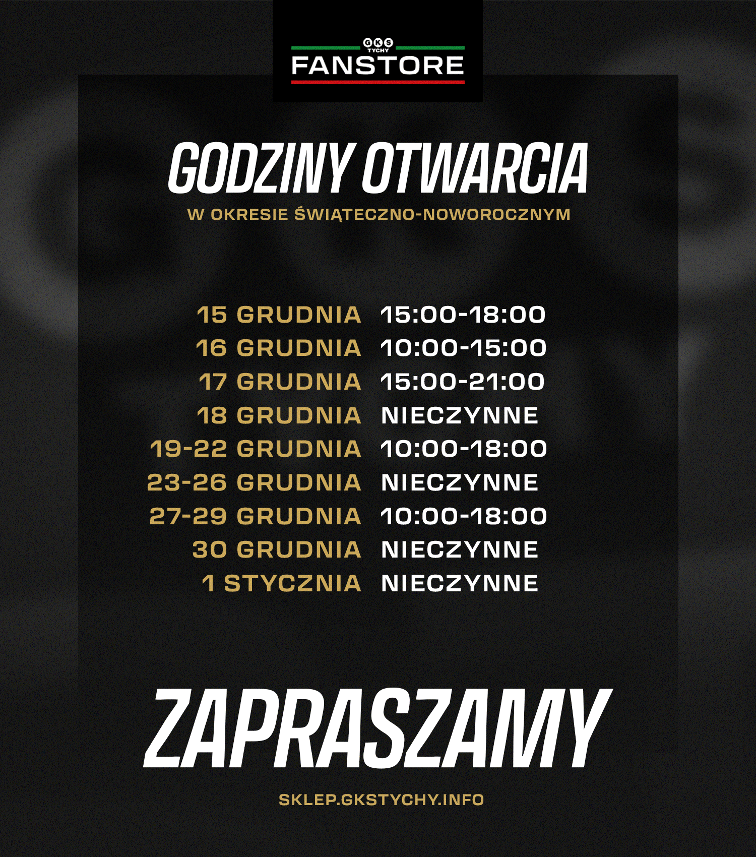 Fanstore KP GKS Tychy oficjalnie otwarty!