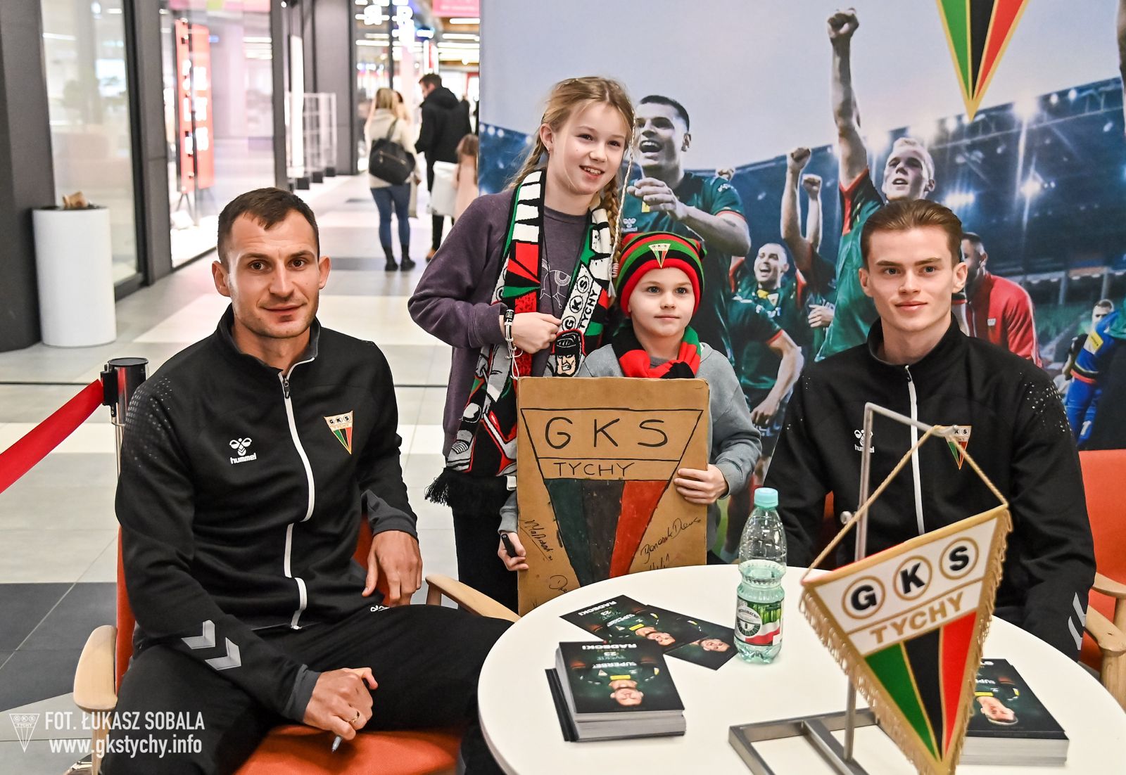 Trójkolorowi spotkali się z kibicami w Gemini Park Tychy