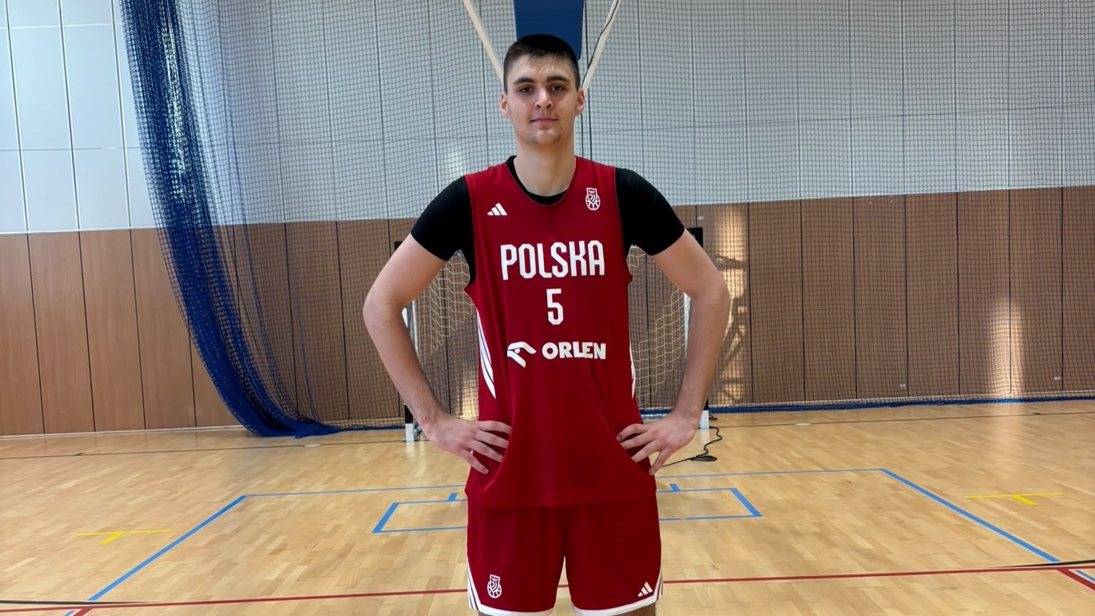 Bartosz Folga na zgrupowaniu reprezentacji Polski