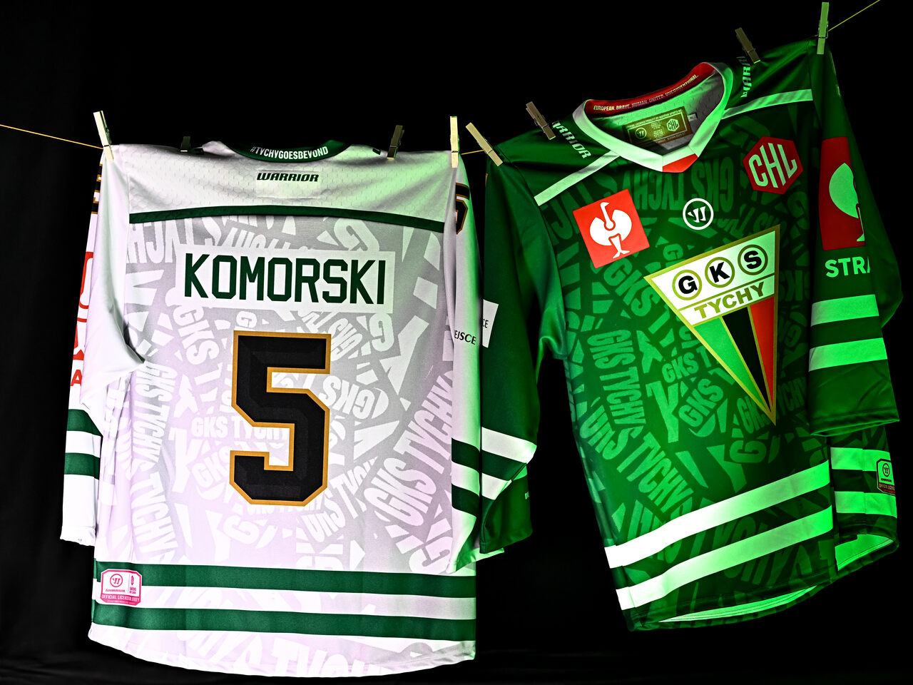 Nowe koszulki GKS Tychy na Hokejową Ligę Mistrzów